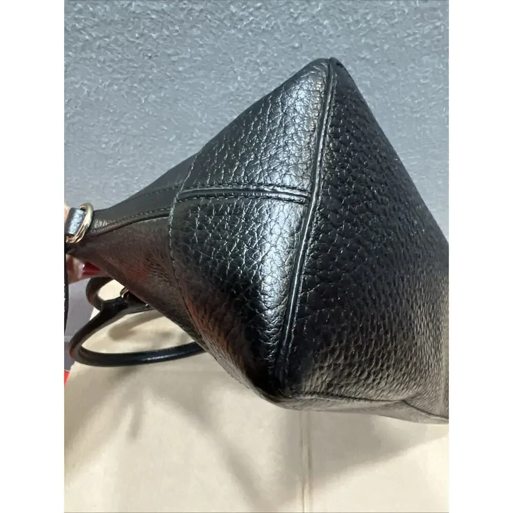 Kate Spade New York Wellesley Rachelle Leather Satchel/Crossbody Black/Black